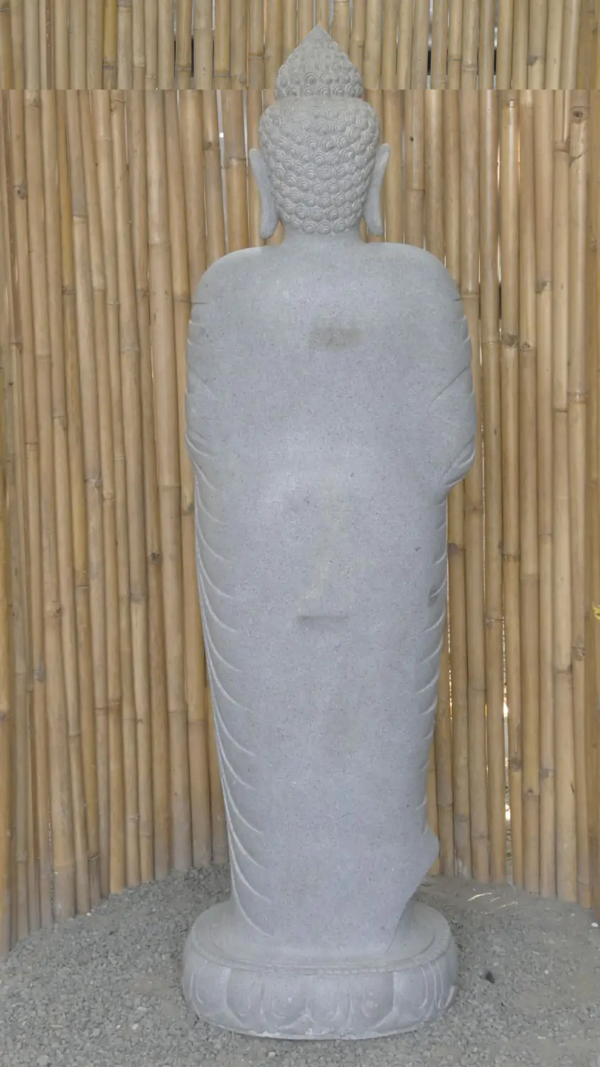  Product image 8 of the product “Standing Buddha with Lotus Flower, ca. 180 cm H ”